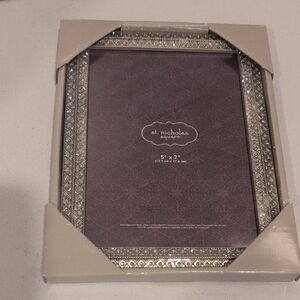 St. Nicholas Square Silver Sparkly Picture Frame